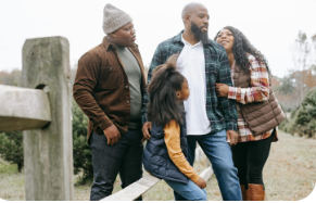 Family spending time together